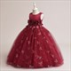 Sleeveless Lace Embellished Flower Girl Dresses