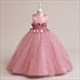 Sleeveless Lace Embellished Flower Girl Dresses