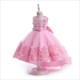 Sleeveless Lace Embellished Tulle Flower Girl Dress
