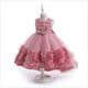 Sleeveless Lace Embellished Tulle Flower Girl Dress