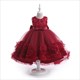 Sleeveless Lace Embellished Tulle Flower Girl Dress