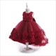 Sleeveless Lace Embellished Tulle Flower Girl Dress