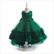 Sleeveless Lace Embellished Tulle Flower Girl Dress