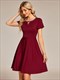 Mini Wholesale Cocktail Dresses Round Neck Rhinestone