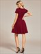 Mini Wholesale Cocktail Dresses Round Neck Rhinestone