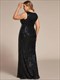 Hot High Split Wholesale Evening Dresses Plus Sleeveless Sparkly Sequin