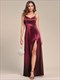 Evening Dresses Spaghetti Straps Side Split Wholesale Stain