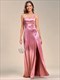 Evening Dresses Spaghetti Straps Side Split Wholesale Stain