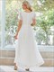 Deep V Neck Short See Through Sleeves A Line Wholesale Evening Dresses