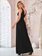 Maxi Long Wholesale Evening Dresses Double V-Neck Elegant