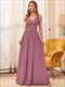 Maxi Long Wholesale Evening Dresses Double V-Neck Elegant