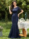 Fishtail Tulle Dresses Print For Party Wholesale Sequin
