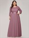 Plus Size Lace Wholesale Bridesmaid Dresses With Long Lace Sleeve