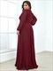 Wholesale Chiffon Plus Size Evening Dresses With Long Lantern Sleeves