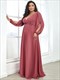 Wholesale Chiffon Plus Size Evening Dresses With Long Lantern Sleeves