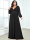 Wholesale Chiffon Plus Size Evening Dresses With Long Lantern Sleeves