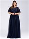 Plus Size Wholesale Evening Dresses Print Sequin With Cap Sleeve