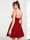Fancy Wholesale Deep V Neck Above Knee Length Prom Dress