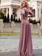  V-Neck Shiny Wholesale Evening Dresses With Long Sleeve