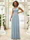 Double V Neck Floor Length Sparkly Wholesale Evening Dresses For Party