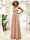 Double V Neck Floor Length Sparkly Wholesale Evening Dresses For Party