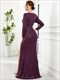Großhandel Abend Party Kleid mit langem Ärmel glänzend V-Ausschnitt Pailletten
