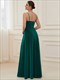 Wholesale Spaghetti Straps Evening Dresses With Pleated Decoration