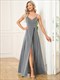 Wholesale Spaghetti Straps Evening Dresses With Pleated Decoration