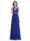 Maxi Lang Großhandel Abendroben V-Ausschnitt Empire Taille Chiffon
