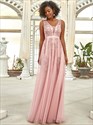 Robe de soirée sans manches pour femme