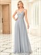 Bezaubernde A-Linie Silhouette Bodenlang Großhandel Abendkleid