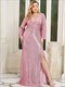 Sequin Wholesale Evening Party Dress Shiny V Neck Plus Size