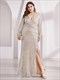 Sequin Wholesale Evening Party Dress Shiny V Neck Plus Size