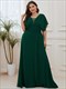 Plus Size Großhandel Abend Partykleid A-Linie Empire Taille Chiffon