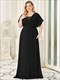 Plus Size Großhandel Abend Partykleid A-Linie Empire Taille Chiffon