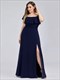 Ruffle Thigh Split Wholesale Bridesmaid Dresses Women'S Plus Size