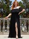Ruffle Thigh Split Wholesale Bridesmaid Dresses Women'S Plus Size