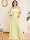 Ruffle Thigh Split Wholesale Bridesmaid Dresses Women'S Plus Size