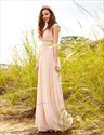 Maxi Long Wholesale Evening Gowns Ep08697 V-Neck Empire Waist Chiffon