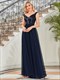 Pailletten Ärmelloses Abendkleid Großhandel Hohe Taille Tüll