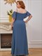 Wholesale Chiffon Bridesmaid Dress Plain Solid Color Plus Size