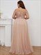 Sequin Sleeveless Evening Dress Ee00277 Wholesale High Waist Tulle Plus Size