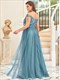 Sequin Sleeveless Evening Dress Ee00277 Wholesale High Waist Tulle Plus Size
