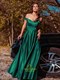 A-Line Off Shoulder Maxi Long Wholesale Prom Dresses