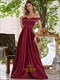 A-Line Off Shoulder Maxi Long Wholesale Prom Dresses