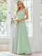 Wholesale Brautjungfernkleid One Shoulder Beaded Chiffon