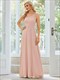 Wholesale Brautjungfernkleid One Shoulder Beaded Chiffon