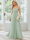 Wholesale Bridesmaid Dresses Lace V Back Chiffon