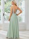 Wholesale Bridesmaid Dresses Lace V Back Chiffon