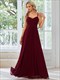 Wholesale Bridesmaid Dresses Lace V Back Chiffon